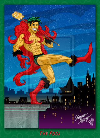 Illustration for article titled Beefcake superhero tarot card collection gives us the sexy Anakin we deserve